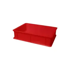 Κουτί ζύμης PEHD, μικρό, 40x30x10cm, κόκκινο, Ιταλίας VAS403010-3020