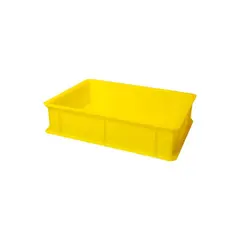 Κουτί ζύμης PEHD, μικρό, 40x30x10cm, κίτρινο, Ιταλίας VAS403010-1016