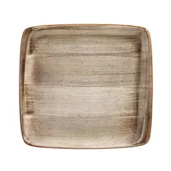 Πιάτο Τετράγωνο πορσελάνης Φ34cm, 27x25cm, Terrain, BONNA (τιμή για 6 τεμάχια) ATRMOV34KR