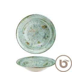 Πιάτο Βαθύ πορσελάνης 24cm, Odette Olive, BONNA (τιμή για 6 τεμάχια) ODTOLGRM24CK