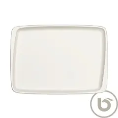 Πιάτο Ορθογώνιο πορσελάνης 36x25cm, Moove, BONNA (τιμή για 6 τεμάχια) MOV41DT