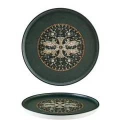 Πιάτο Ρηχό πορσελάνης 28cm, Mesopotamia Black, Bonna (τιμή για 6 τεμάχια) S-MT-MZPMAHYG28DZ