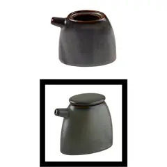 Σαλτσιέρα πορσελάνης (χωρίς το καπάκι) 8.5x9x4.5cm, Gloire East, Bonna (τιμή για 12 τεμάχια) GOIEAT8SO