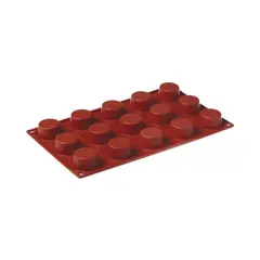 Αντικολλητικό καλούπι σιλικόνης, 30x17.5cm, 15 x Petit Four φ4xΥ2cm, 22ml, Pavoni FR024