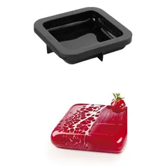 Αντικολλητικό καλούπι σιλικόνης Pavocake, 16.5x16.5xΥ4cm, 1000ml, Pavoni KE043S