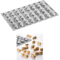 Αντικολλητικό καλούπι σιλικόνης GOURMET, 30x17.5cm, 24 x Φυστίκια, Pavoni GG014S