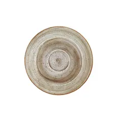 Πιατάκι πορσελάνης 16cm, για φλυτζάνι 160cc, Terrain, BONNA (τιμή για 6 τεμάχια) ATRRIT01CT