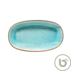 Δίσκος Οβάλ πορσελάνης 34cm, Aqua, BONNA (τιμή για 6 τεμάχια) AAQGRM34OKY