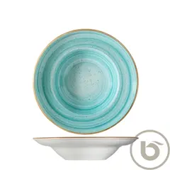Πιάτο Βαθύ πορσελάνης 27cm, Aqua, BONNA (τιμή για 6 τεμάχια) AAQGRM27CK
