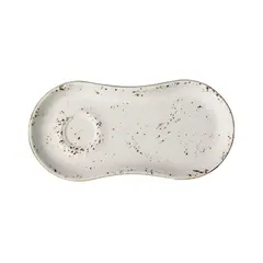 Πιατάκι πορσελάνης 25x12cm, για φλυτζάνια RIT01CF και RIT02KF, Grain, BONNA (τιμή για 12 τεμάχια) GRAGRM01STB
