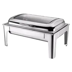 Μπαιν Μαρί 56x36cm υδραυλικό με 1 δοχείο GN1/1 (6,5cm), INOX, Unique Buffet UB-7801-1