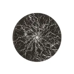 Πιάτο φαγητού φ28cm, Ordinary glass 4mm, μαύρο, Σειρά Nuit D’orage, InSitu (τιμή για 12 τεμάχια) IS.050792