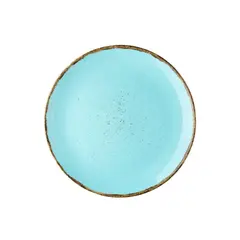 Πιάτο Ρηχό πορσελάνης, Φ27cm, Θαλασσί, σειρά 360, LUKANDA (τιμή για 6 τεμάχια) 360C-FP-27