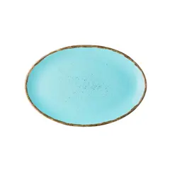 Πιάτο Οβαλ πορσελάνης, 31cm, Θαλασσί, σειρά 360, LUKANDA 360C-OP-31