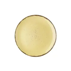 Πιάτο Ρηχό πορσελάνης, Φ25cm, Κρεμ, σειρά 360, LUKANDA (τιμή για 6 τεμάχια) 360B-FP-25