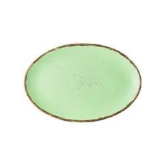 Πιάτο Οβαλ πορσελάνης, 31cm, Πράσινο ανοιχτό, σειρά 360, LUKANDA 360A-OP-31