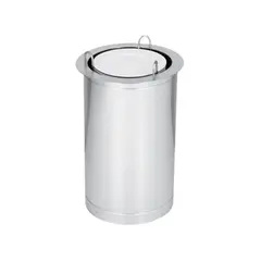 INOX θήκη 50 πιάτων 24-32cm, Θερμαινόμενη, φ45x72cm, KARAMCO M0168X