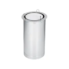 INOX θήκη 50 πιάτων 18-26cm, φ40x72cm, KARAMCO M0160X