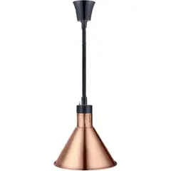 Λάμπα θέρμανσης οροφής, 250W, μπρονζέ, κωνική, φ28cm, Ύψος 60-150cm, Buffet Choice BFL32
