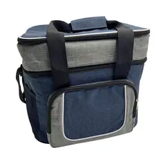 ΙΣΟΘΕΡΜΙΚΗ ΤΣΑΝΤΑ 2 ΘΕΣΕΩΝ 22lt ΜΠΛΕ-ΓΚΡΙ 34x30x22cm ANKOR 807468