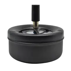 ΣΤΑΧΤΟΔΟΧΕΙΟ ΜΕ ΚΑΠΑΚΙ ΑΝΤΙΑΝΕΜΙΚΟ ΜΑΥΡΟ ΜΑΤ 11x11x10εκ.ANKOR 814220