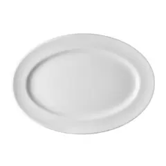 Οβάλ Πιατέλα Πορσελάνης Extra-Strong, 36cm, Σειρά LIBERTY, LUKANDA (τιμή για 6 τεμάχια) LBQ-OP-36