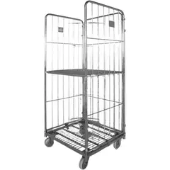 Τρόλεϊ λινών με 1 ράφι, 72x80x160cm, γαλβανιζέ, Ιταλικής κατασκευής 1EXCA040136111