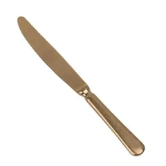 Μαχαίρι Φαγητού 250mm, Vintage PVD Χρυσό, (Σειρά Baguette 3.5mm), Salvinelli Ιταλίας (Τιμή για 12 τεμάχια) CTFBG-DMDGOLD