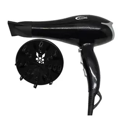 ΣΕΣΟΥΑΡ ΜΑΛΛΙΩΝ 29x28x9cm ΜΑΥΡΟ ΜΕ 2 ΦΥΣΟΥΝΕΣ ANKOR 2400W 818532