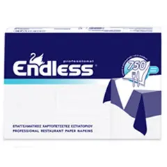 Πακέτο 750 Χαρτοπετσέτες Εστιατορίου Επαγγελματικές 24x24, λευκές, μαλακές 1100240001  (Η τιμή αφορά 5 Συσκευασίες των 750 τεμαχίων)