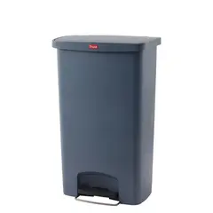 Κάδος πλαστικός με πεντάλ, SVELTE, ενισχυμένος, 68Lt, 50x31.1x80.3cm, γκρι, TRUST TR.1308/GY