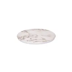 Δίσκος (πλατό τούρτας) μελαμίνης, φ23cm, Λευκό μάρμαρο, Stylepoint -309PW9