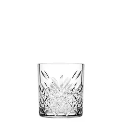 Γυάλινο Ποτήρι Σκαλιστό Χαμηλό, 42cl, φ8.9x10.6cm ύψος, TIMELESS, PASABAHCE (τιμή για 12 τεμάχια) PAS.520414