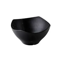 Μπωλ τετράγωνο ακανόνιστο μελαμίνης, 28x28xΥ14.7cm, 4.1Lt, Σειρά Zen, μαύρο, Style Point (τιμή για 3 τεμάχια) MST-BL788
