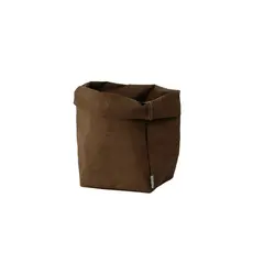 Ψωμιέρα 14x15xΥ23cm, Καφέ, από ίνες κυτταρίνης, Dafne Design (τιμή για 2 τεμάχια) UH15-MR