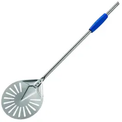 Φτυάρι Πίτσας διάτρητο φ23cm INOX, με κοντάρι 75cm, GIMETAL I-23F/75