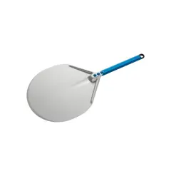 Φτυάρι Πίτσας φ36cm αλουμινίου, με μπλε λαβή 30cm, GIMETAL A-37C/30