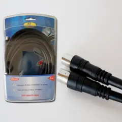 Καλωδίωση TV-VIDEO 10m μαύρο FTT1-045