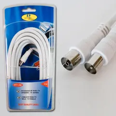 Λευκή Καλωδίωση TV-VIDEO 5m FTT1-046