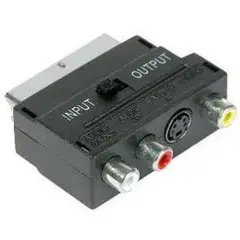 ΑΝΤΑΠΤΟΡΑΣ SCART +3RCA+ΔΙΑΚΟΠΤΗ 1.00.002