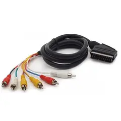 SCART - 6 RCA 1.3M 1.00.004