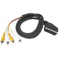 ΚΑΛΩΔΙΩΣΗ SCART - 4 RCA 1.3M 1.00.045