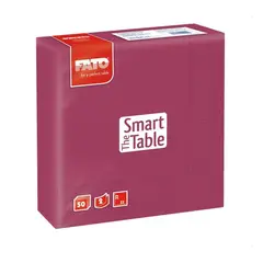 ΠΑΚΕΤΟ 50 Χαρτοπετσέτες 2Φ 33x33 μπορντώ, (τιμή για 4 πακέτα)  FATO Ιταλίας 82621800