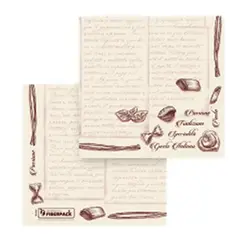 ΠΑΚΕΤΟ 40 Χαρτοπετσέτες Point-to-Point 38x38, σχέδιο Ζυμαρικών, (τιμή για 3 πακέτα)  FATO Ιταλίας 82975600