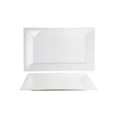 Δίσκος σερβιρίσματος πορσελάνης 25.5x16cm, σειρά Silice, COK ALAR (τιμή για 12 τεμάχια) 176-RP2204-10