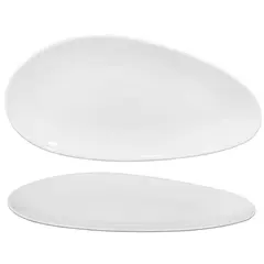 Πιατέλα ρηχή οβάλ πορσελάνης, 41cm x 20cm, σειρά Silice, COK ALAR  (τιμή για 6 τεμάχια) 176-RP1151-16