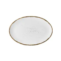 Πιάτο Οβαλ πορσελάνης, 31cm, Λευκό, σειρά 360, LUKANDA 360W-OP-31