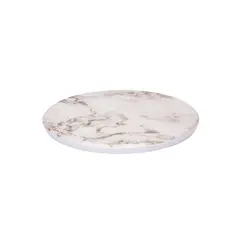 Δίσκος (πλατό τούρτας) μελαμίνης, φ28cm, Λευκό μάρμαρο, (τιμή για 6 τεμάχια)  Stylepoint MST-311PW9