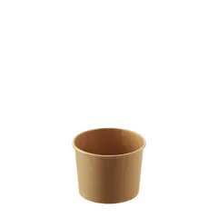 Κύπελο Παγωτού Χάρτινο Kraft 4oz, 120ml Διαστάσεις: Φ7x4,3cm (τιμή για 100 τεμάχια) CPKF-4OZ