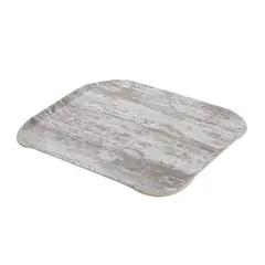 Δίσκος σερβιρίσματος Fiberglass & Fast Food πολυτελείας, 33x43cm, γκρι ανοιχτός DEC330430TR-SM